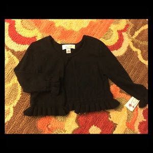 Girls Black Cardigan